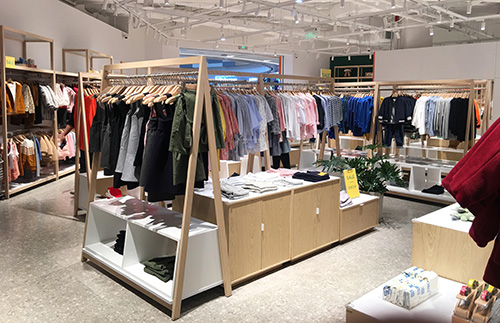 The mnemonic for displaying children's clothing shelves in seconds