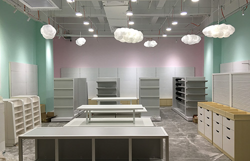 Datang Display Guangzhou Huangpu Store Shelf Installation Process