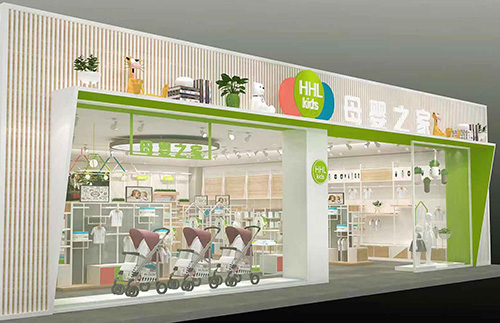 What types of maternity and baby shelves are needed to open a mother and baby store in seconds