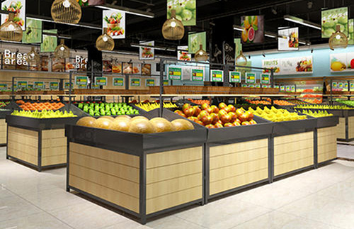 How to choose fresh shelves in a fresh supermarket