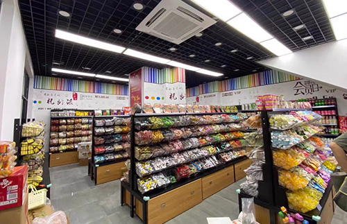 Datang Shelf Factory shares snack shop display skills, allowing you to experience a surge in sales
