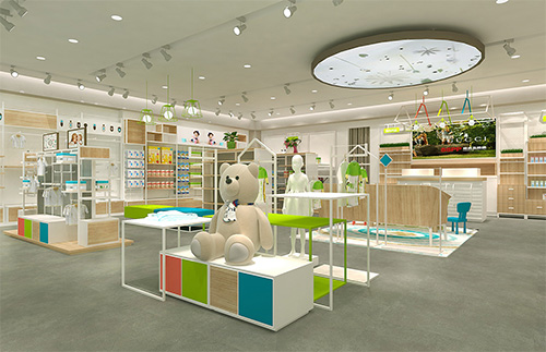 Three parts that cannot be ignored in the decoration of mother and baby stores