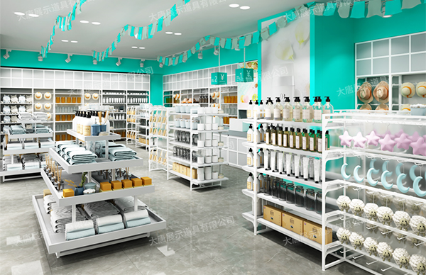 How to arrange the display shelves of boutique stores to look good and practical