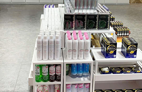 How do shelf manufacturers tell you how to clean store shelves?