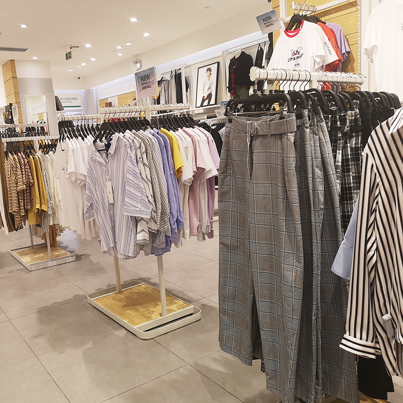 Clothing shelves