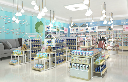 The placement of products in the mother and baby store has led to a significant increase in the rate of customers entering the store